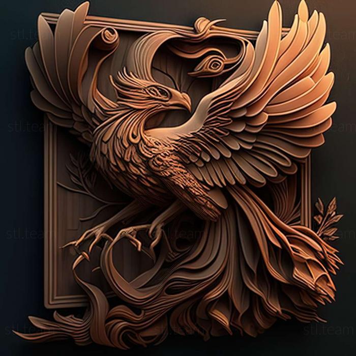 3D model phoenix (STL)